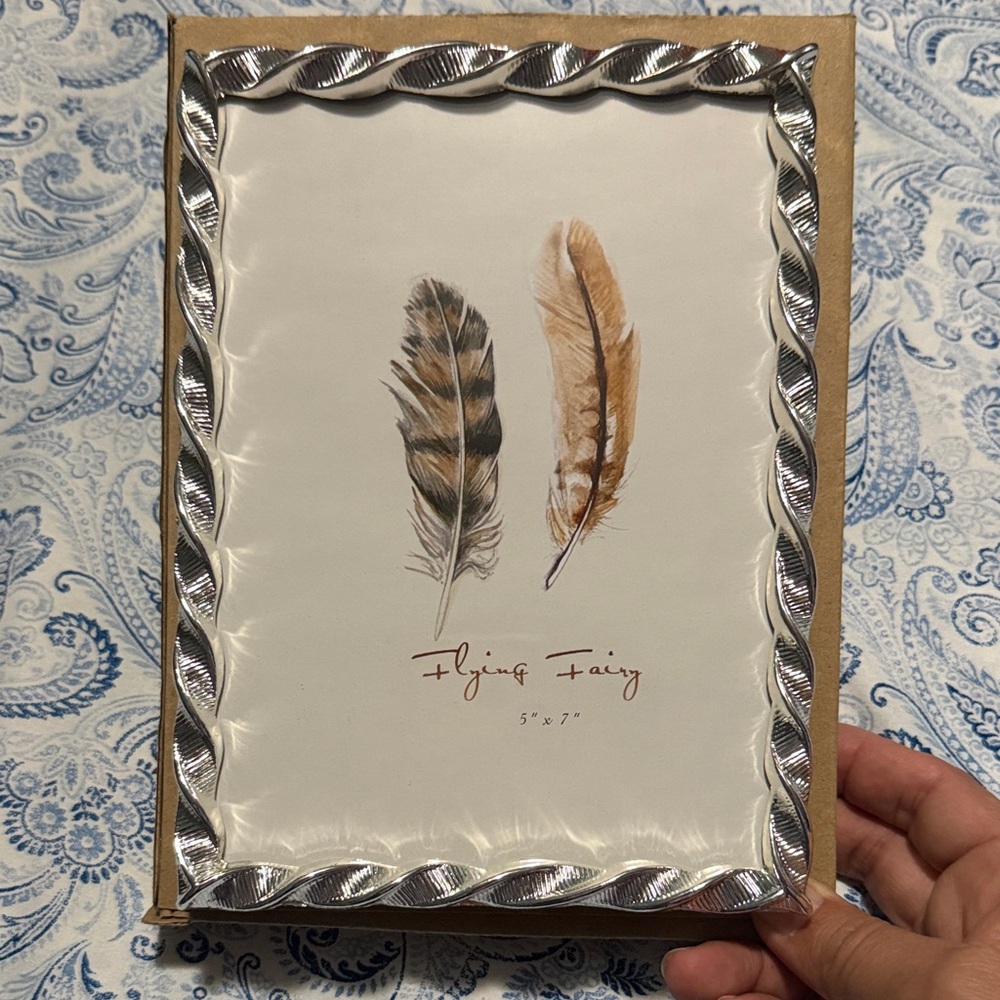 Silver Metal 5 x 7 Picture Frame